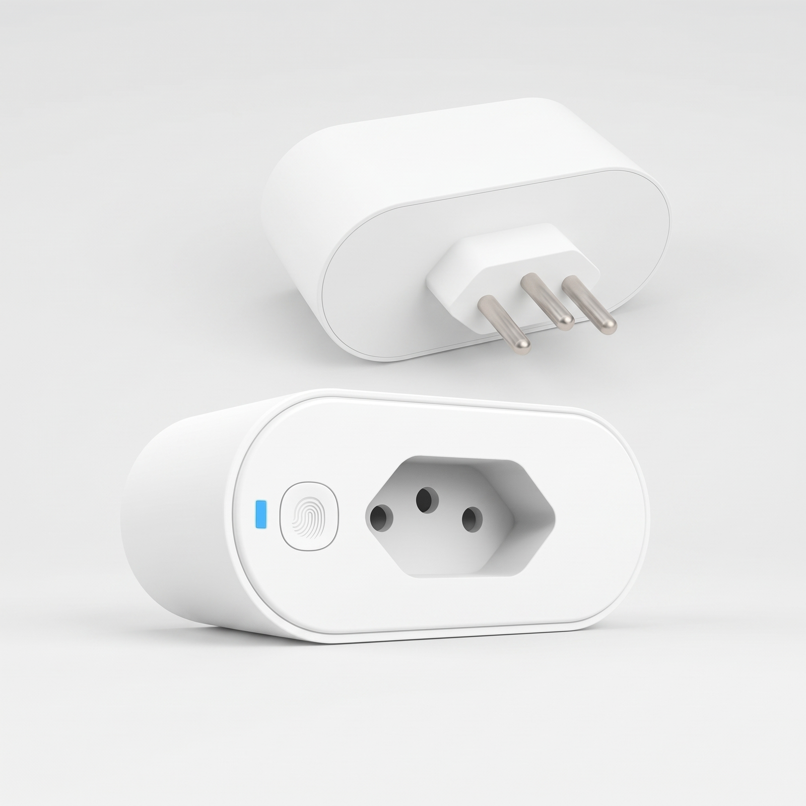 Tomada inteligente 16A bivolt com monitor de consumo, branca