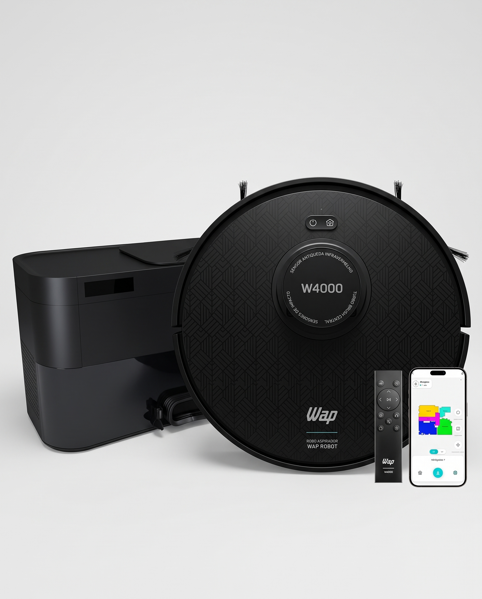 WAP Robot W4000 com estação de autoesvaziamento
